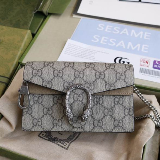 Bolsa GG Dionysus canvas Mini 16,5cm