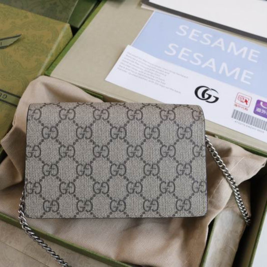 Bolsa GG Dionysus canvas Mini 16,5cm