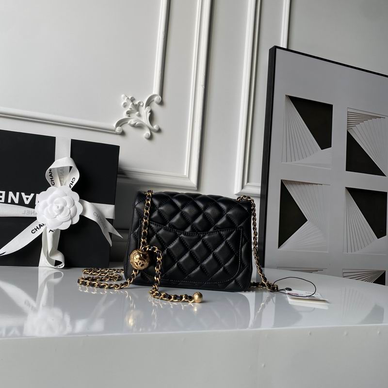 Bolsa CHN Lambskin Black 17cm