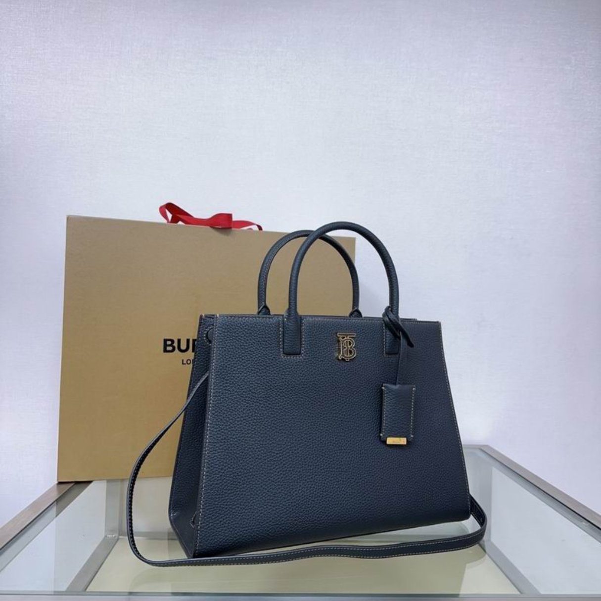 Bolsa Brbrry Frances Azul 32.5cm