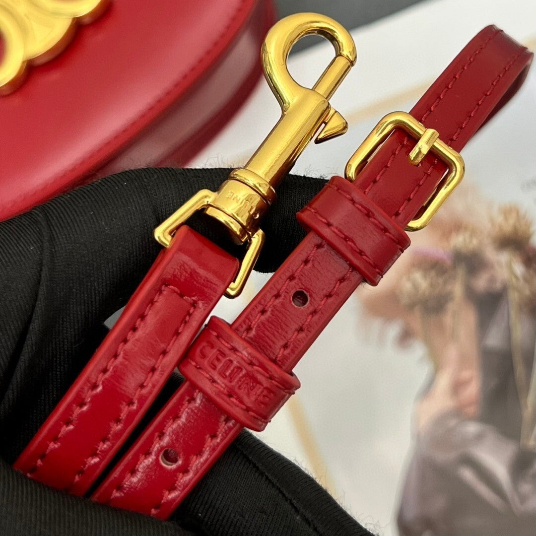 Bolsa CLNE Mini Besace Vermelho 17cm