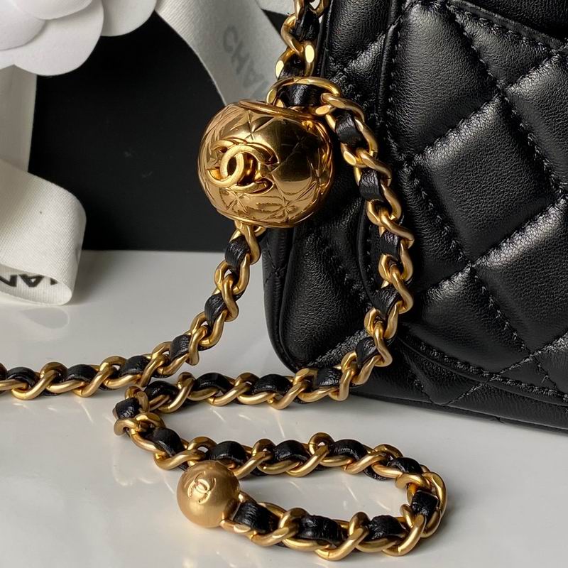 Bolsa CHN Lambskin Black 17cm
