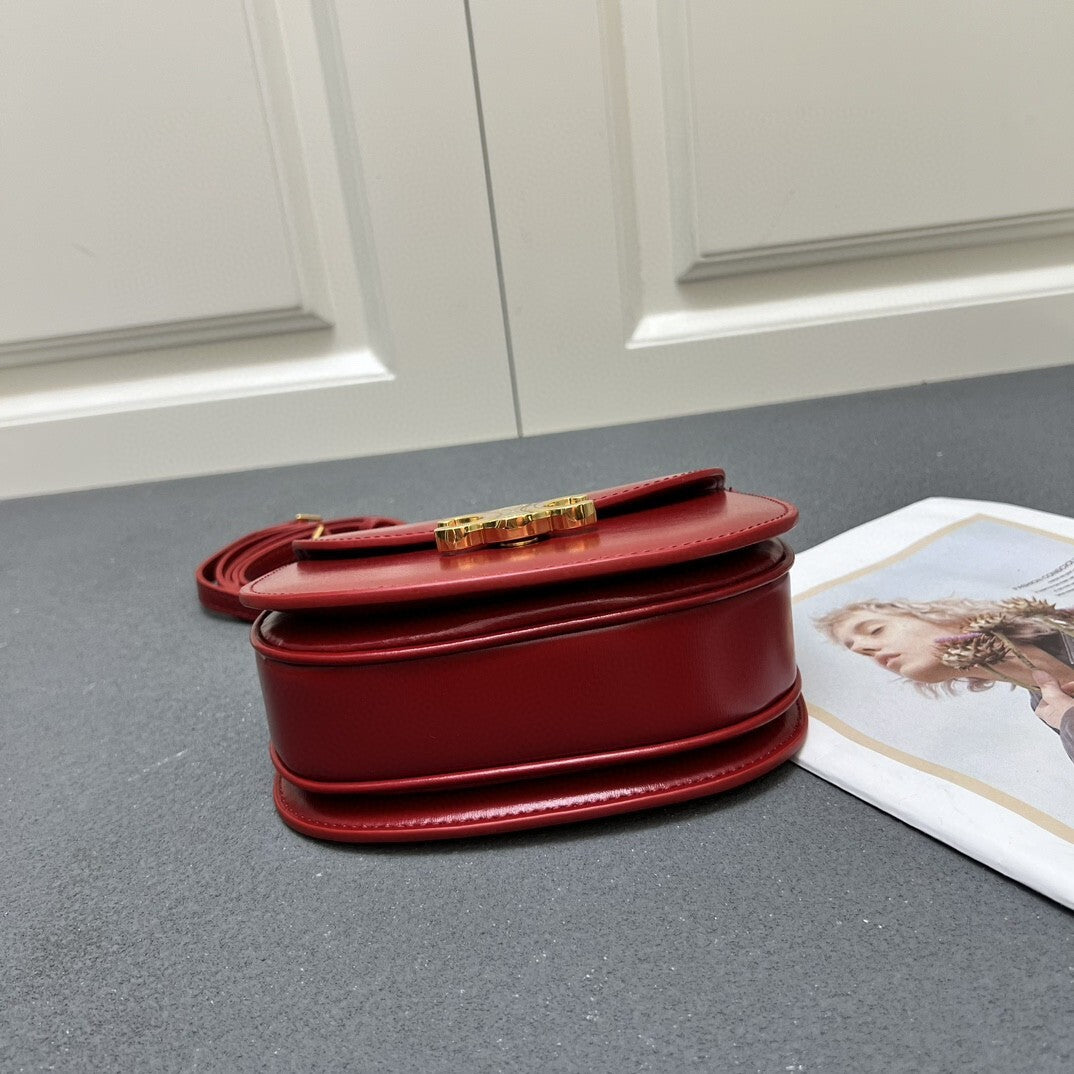 Bolsa CLNE Mini Besace Vermelho 17cm