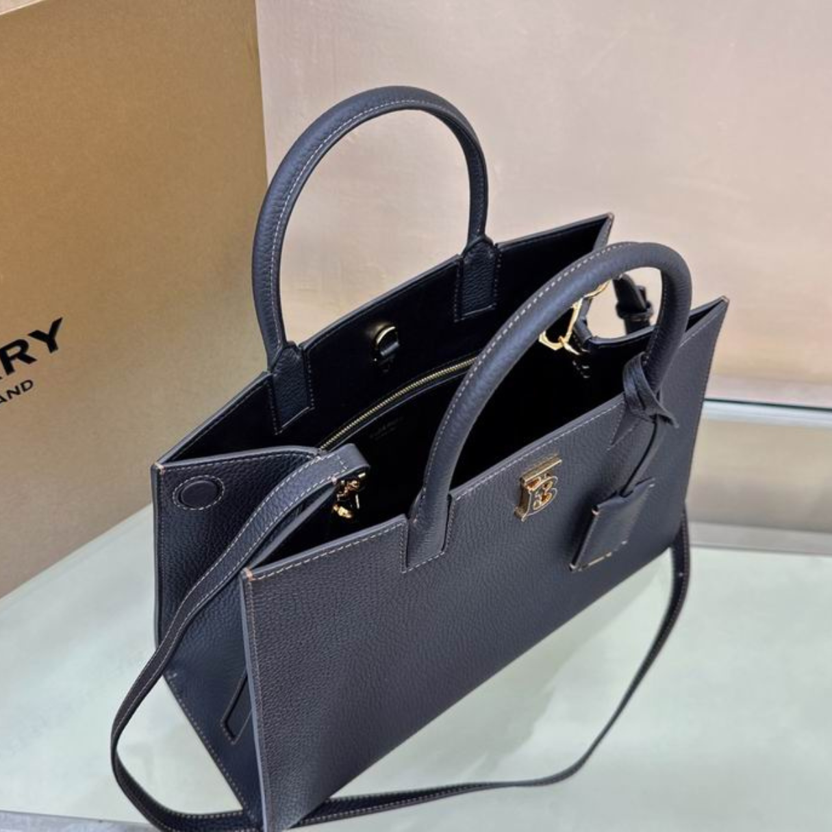 Bolsa Brbrry Frances Azul 32.5cm