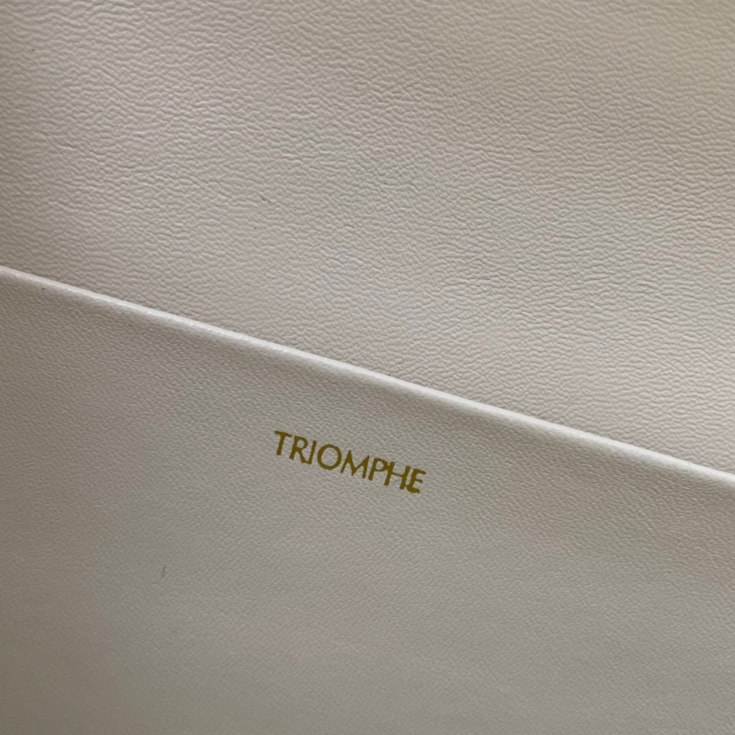 Bolsa CLNE Triomphe pequena Bege 20,5cm