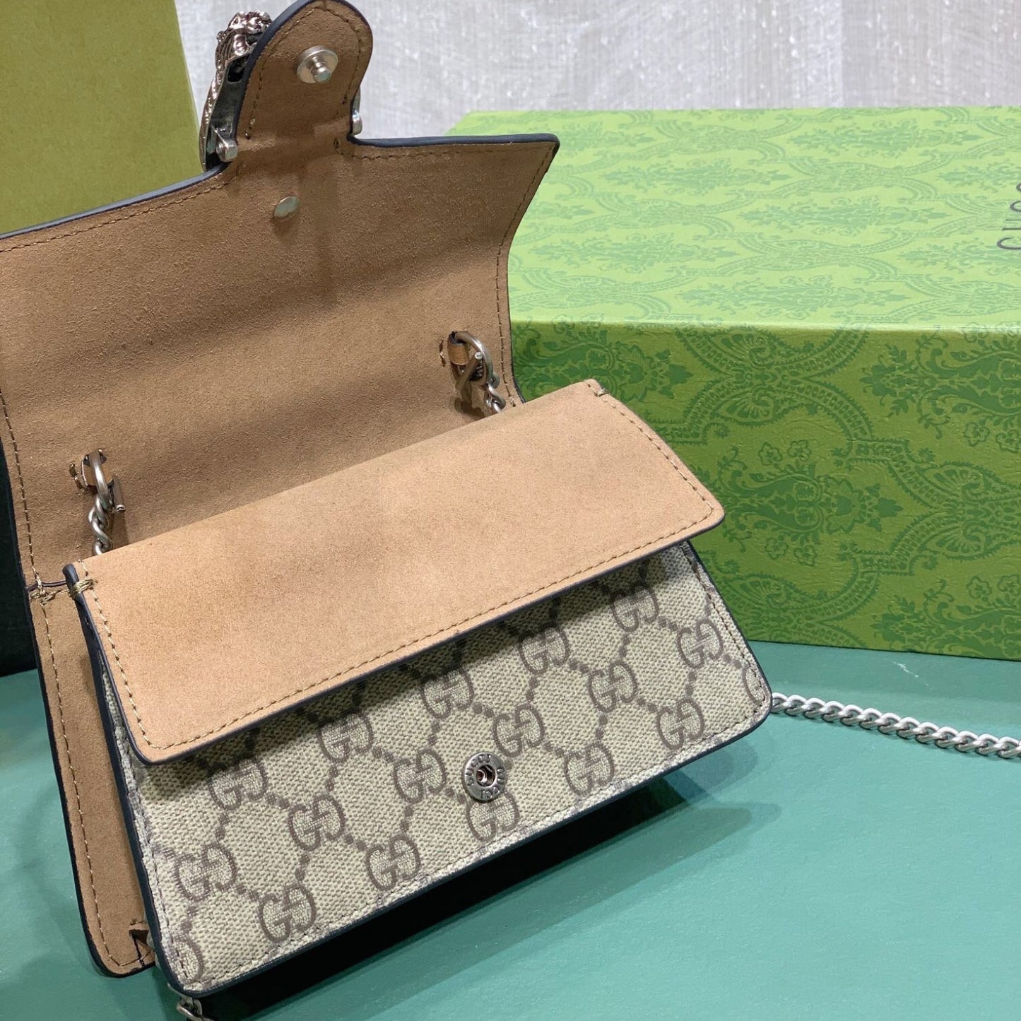 Bolsa GG Dionysus canvas Mini 18cm