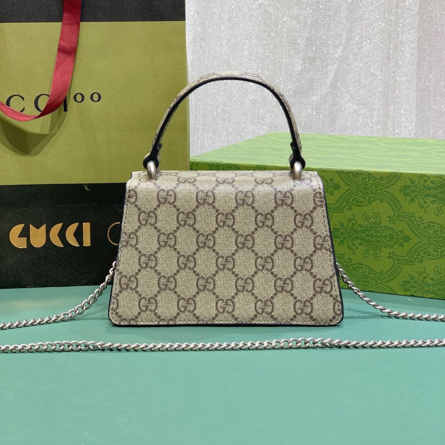 Bolsa GG Dionysus canvas Mini 18cm