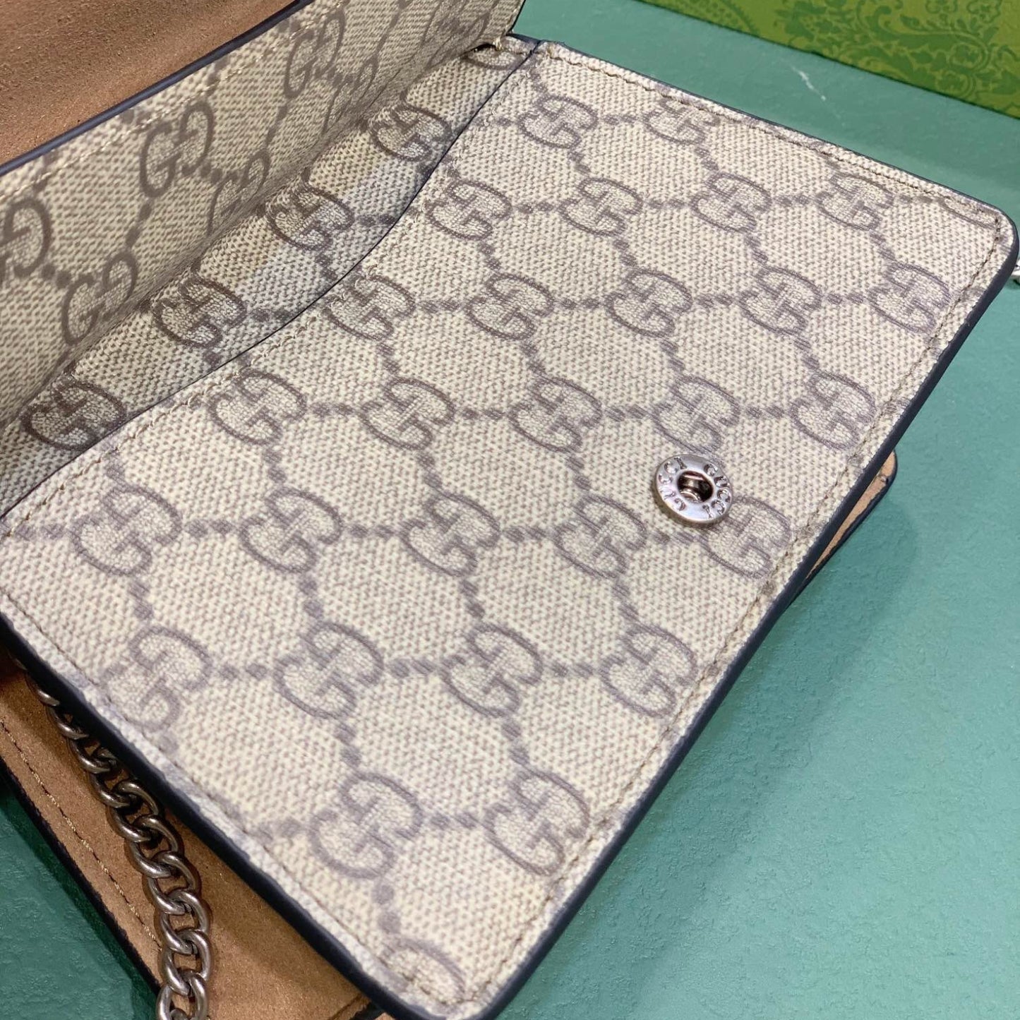 Bolsa GG Dionysus canvas Mini 18cm