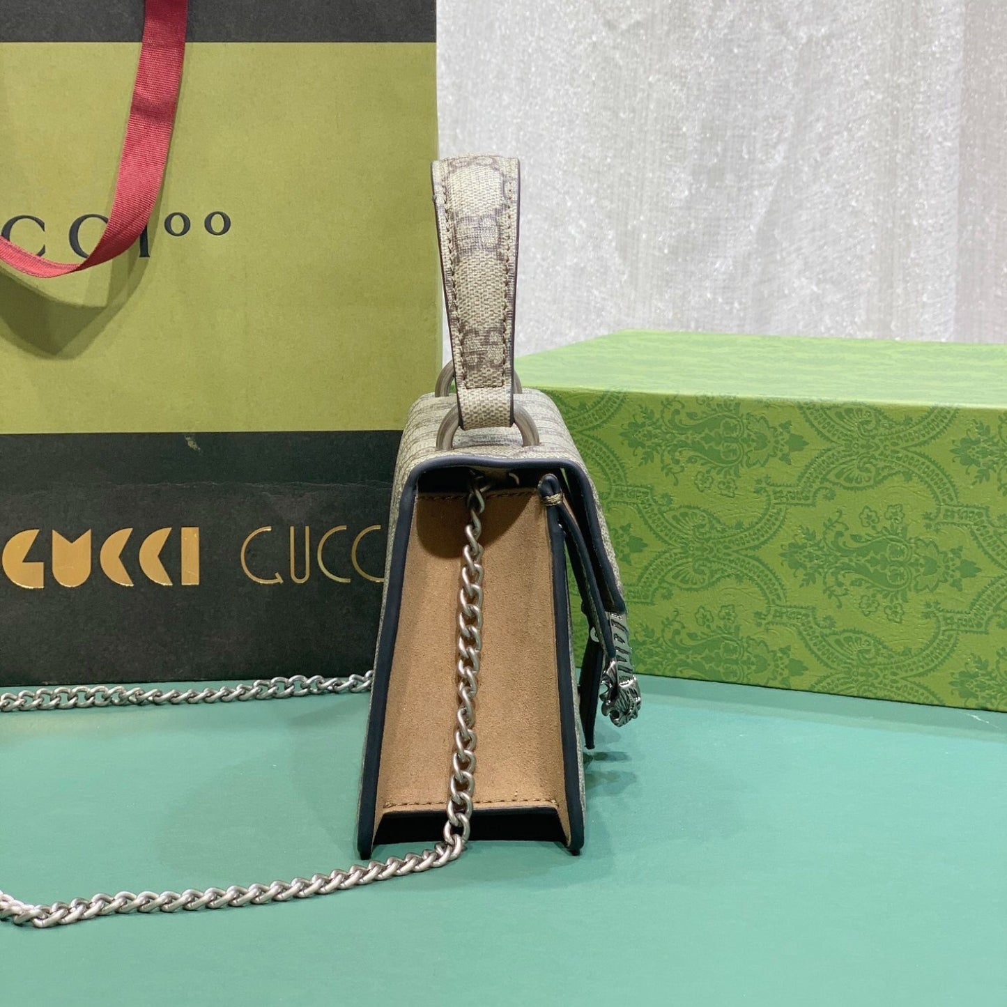 Bolsa GG Dionysus canvas Mini 18cm