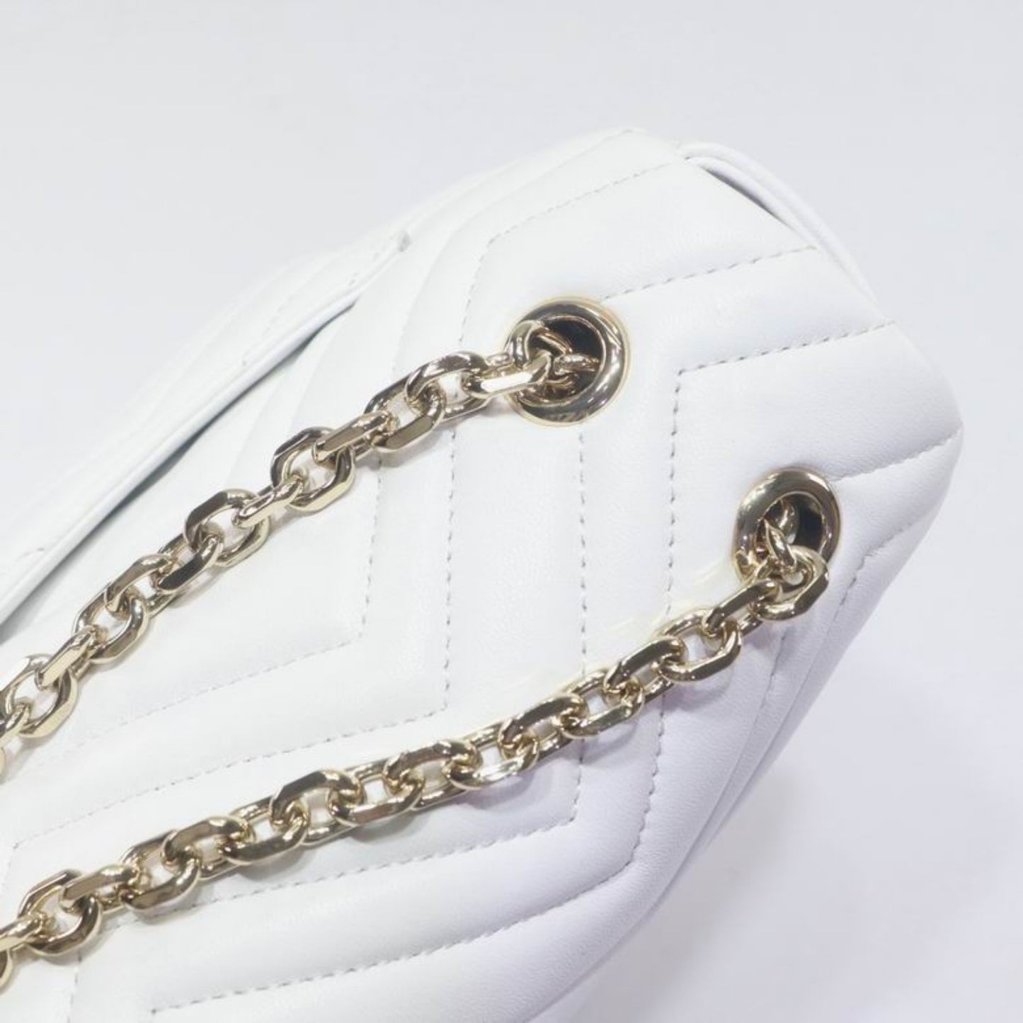 Bolsa GG Marmont média Branco 30cm