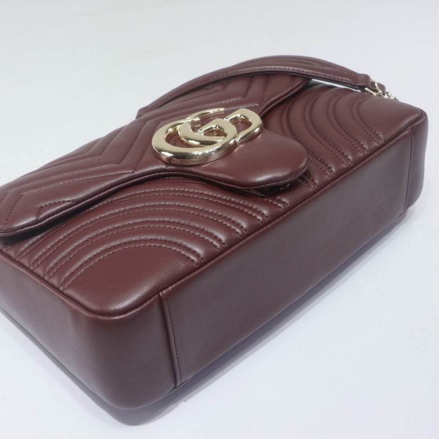 Bolsa GG Marmont média Bordeaux 30cm