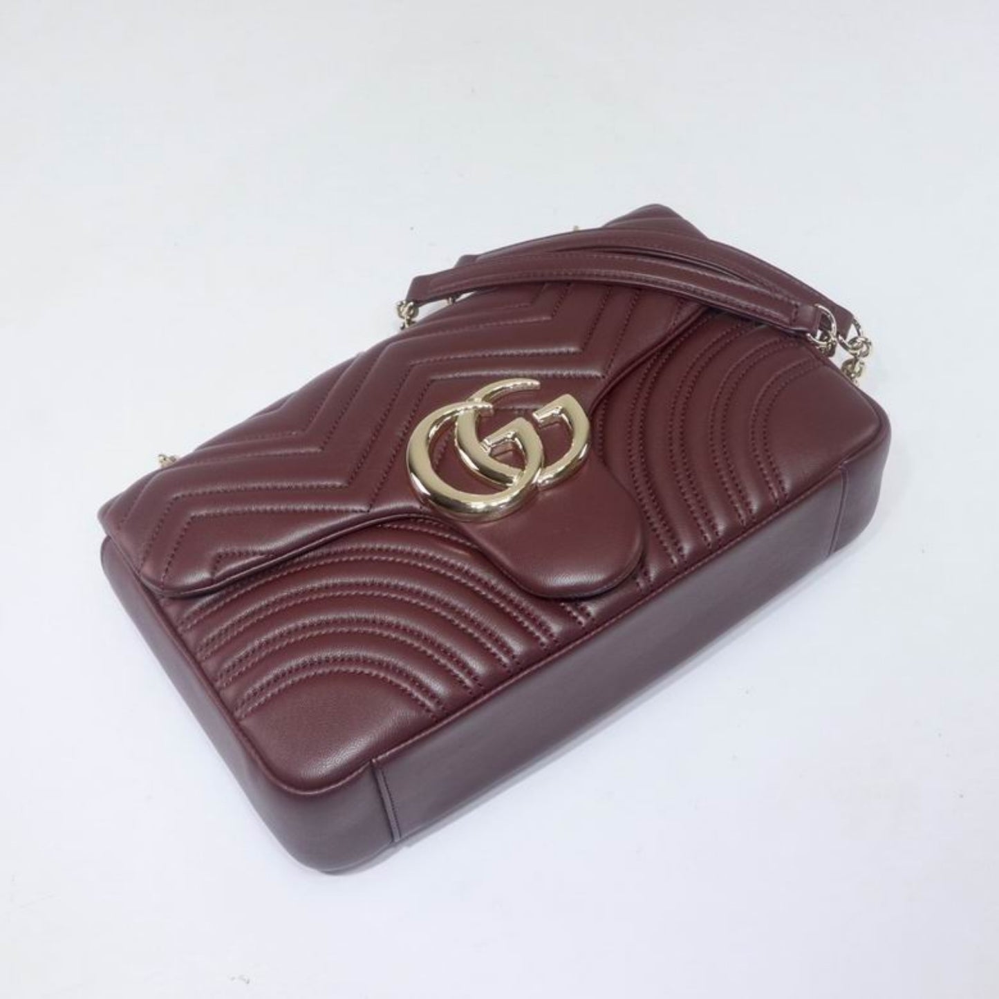 Bolsa GG Marmont média Bordeaux 30cm