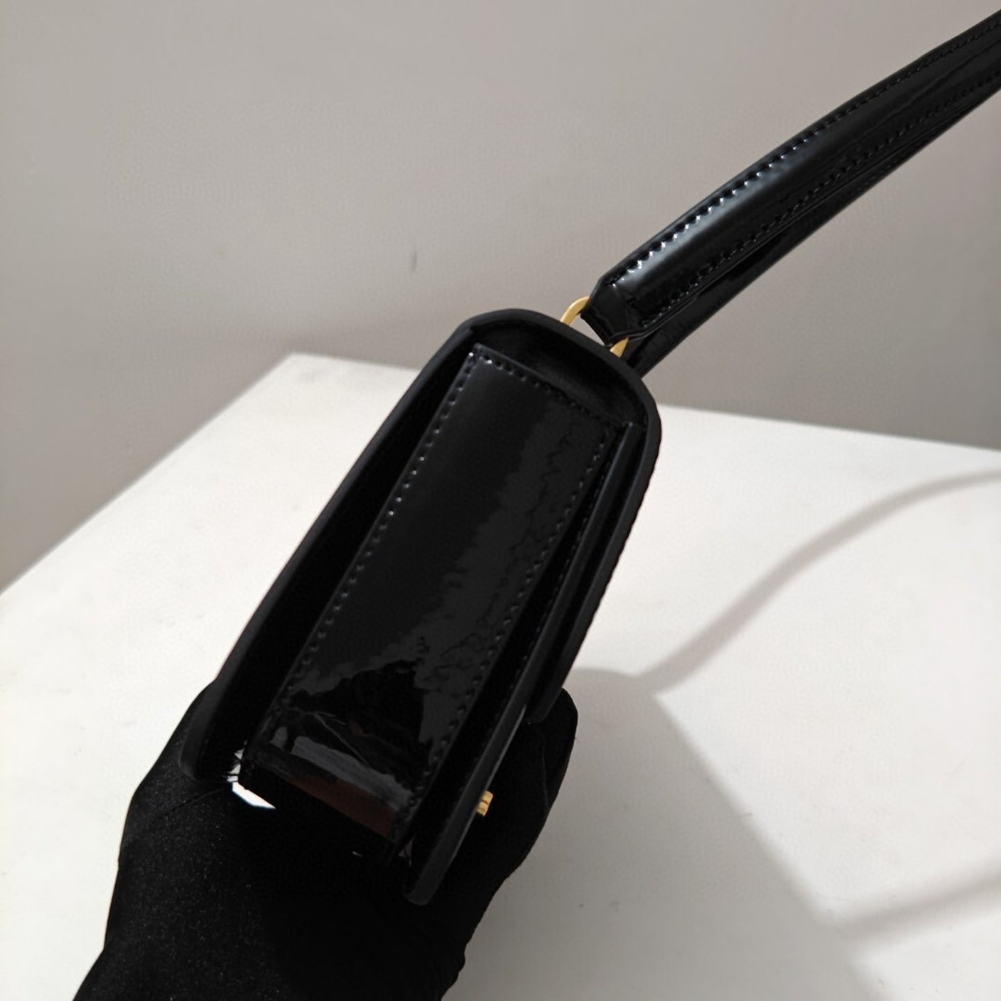 Bolsa CLNE Garance Teen pequena Preto 18,5cm