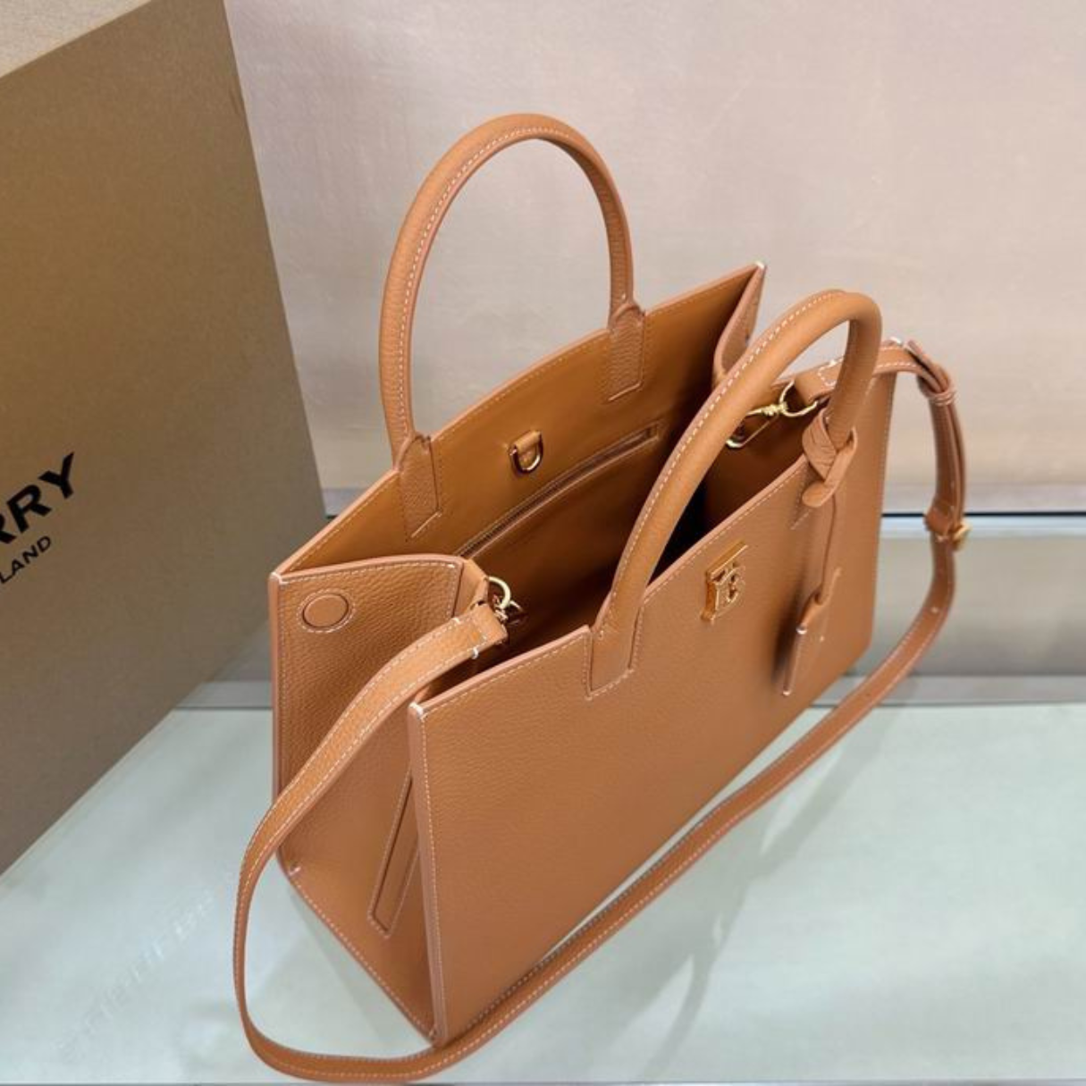 Bolsa Brbrry Frances Laranja 32.5cm