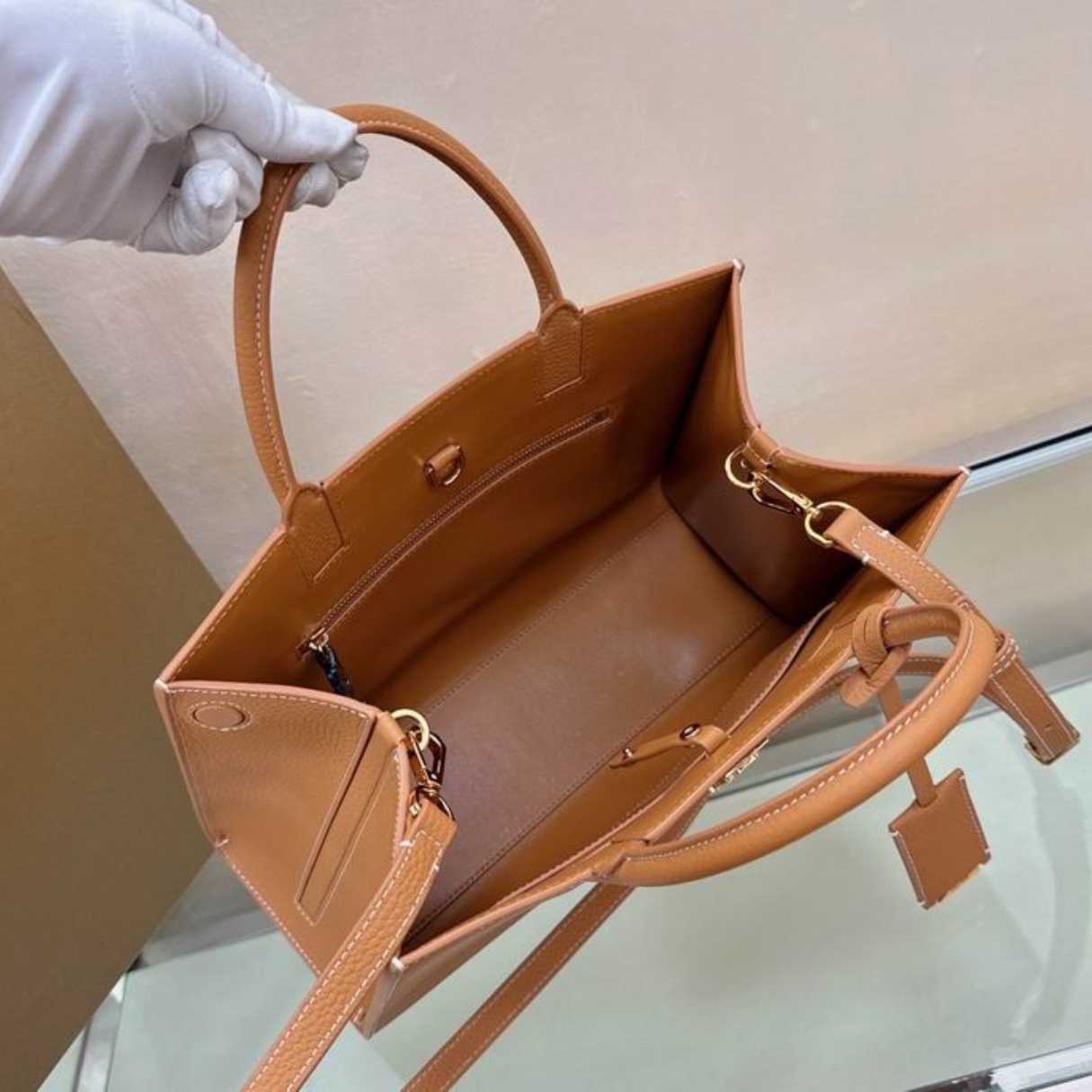 Bolsa Brbrry Frances Laranja 32.5cm