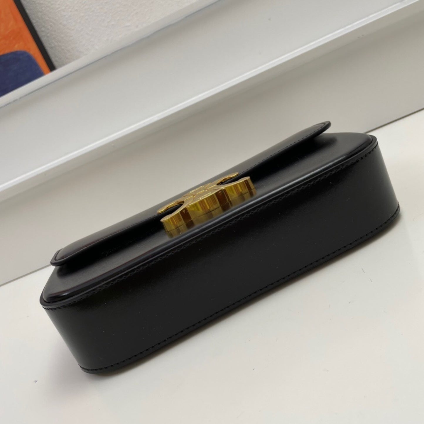 Bolsa CLNE Triomphe pequena Preto 20,5cm