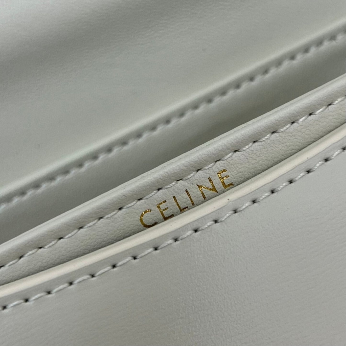 Bolsa CLNE Mini Besace Branco 17cm