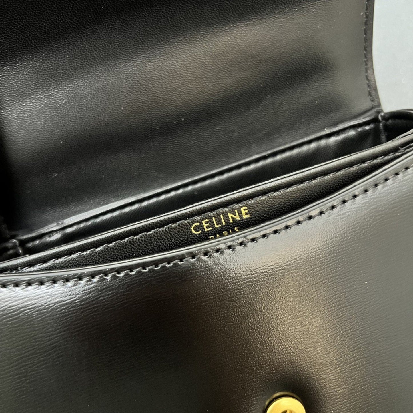 Bolsa CLNE Mini Besace preta 17cm