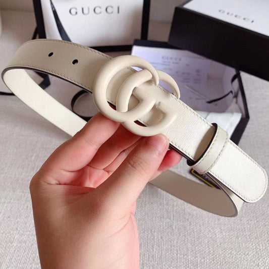 Cinto GG Branco com Branco 3cm de largura