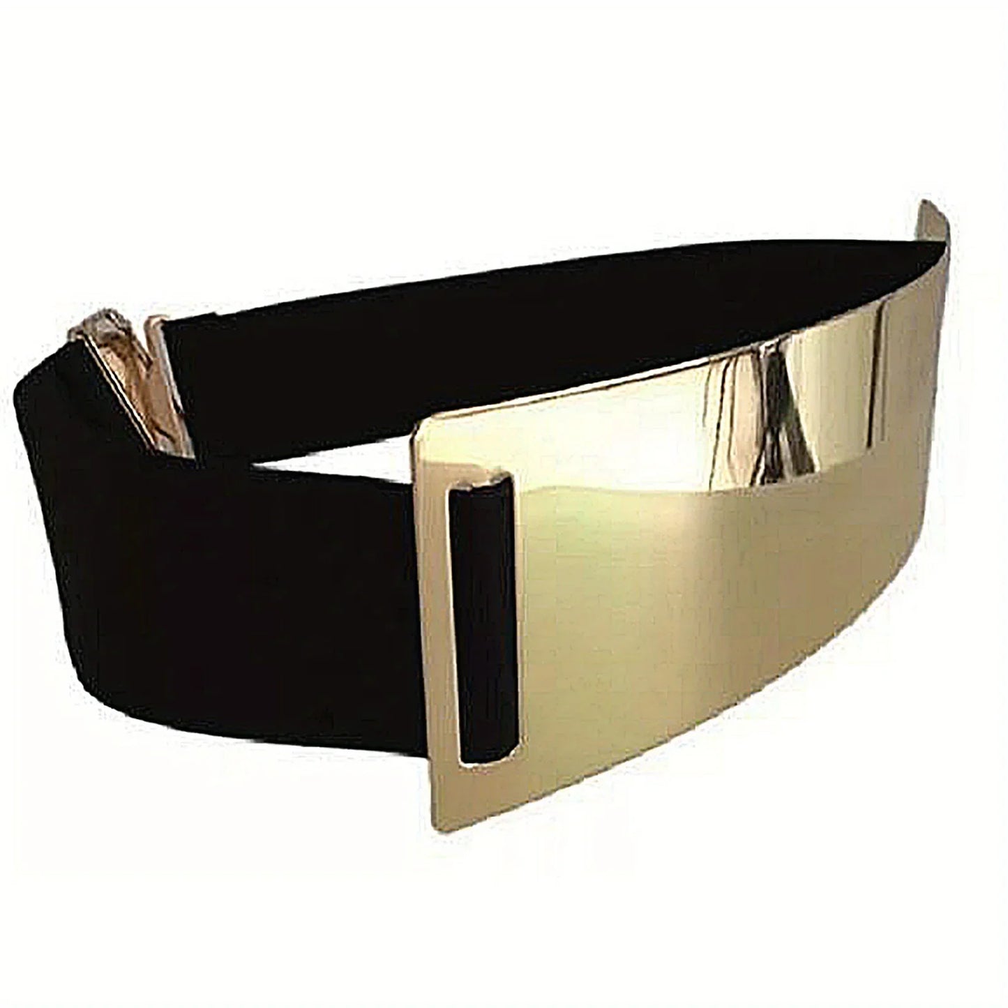 Cinto Feminino Luxo Metallic Glossy