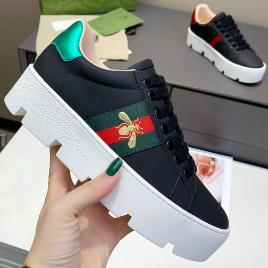 Tenis GG Ace Plataforma Web Preto Abelha