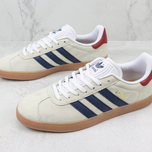 Tenis Ads Gazelle Creme com Vermelho