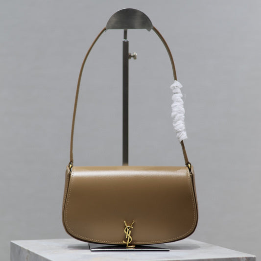 Bolsa YSL Voltaire mini Bege de couro