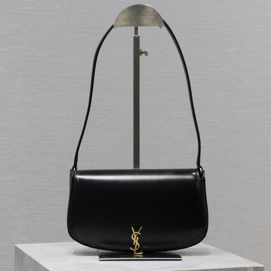 Bolsa YSL Voltaire mini Preta de couro