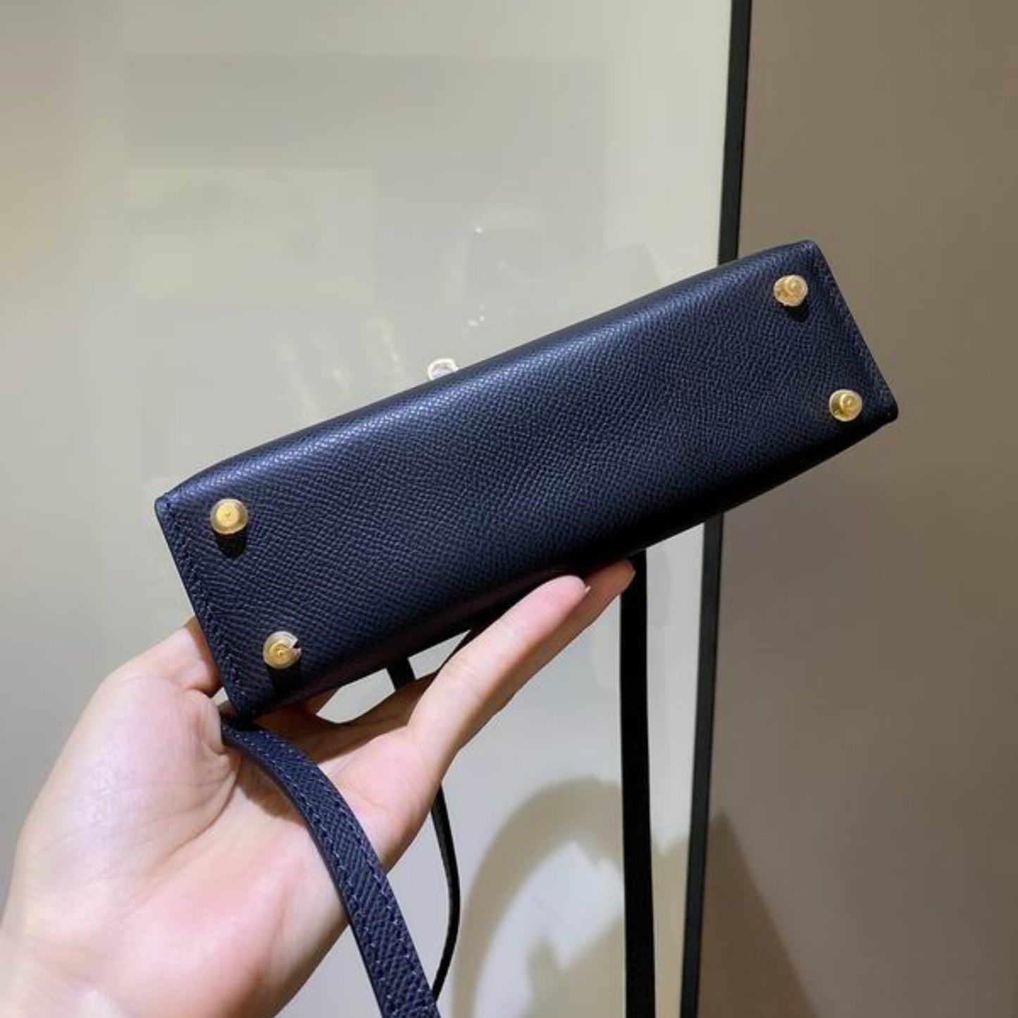 Bolsa HRMS Kelly Mini Preto 19cm
