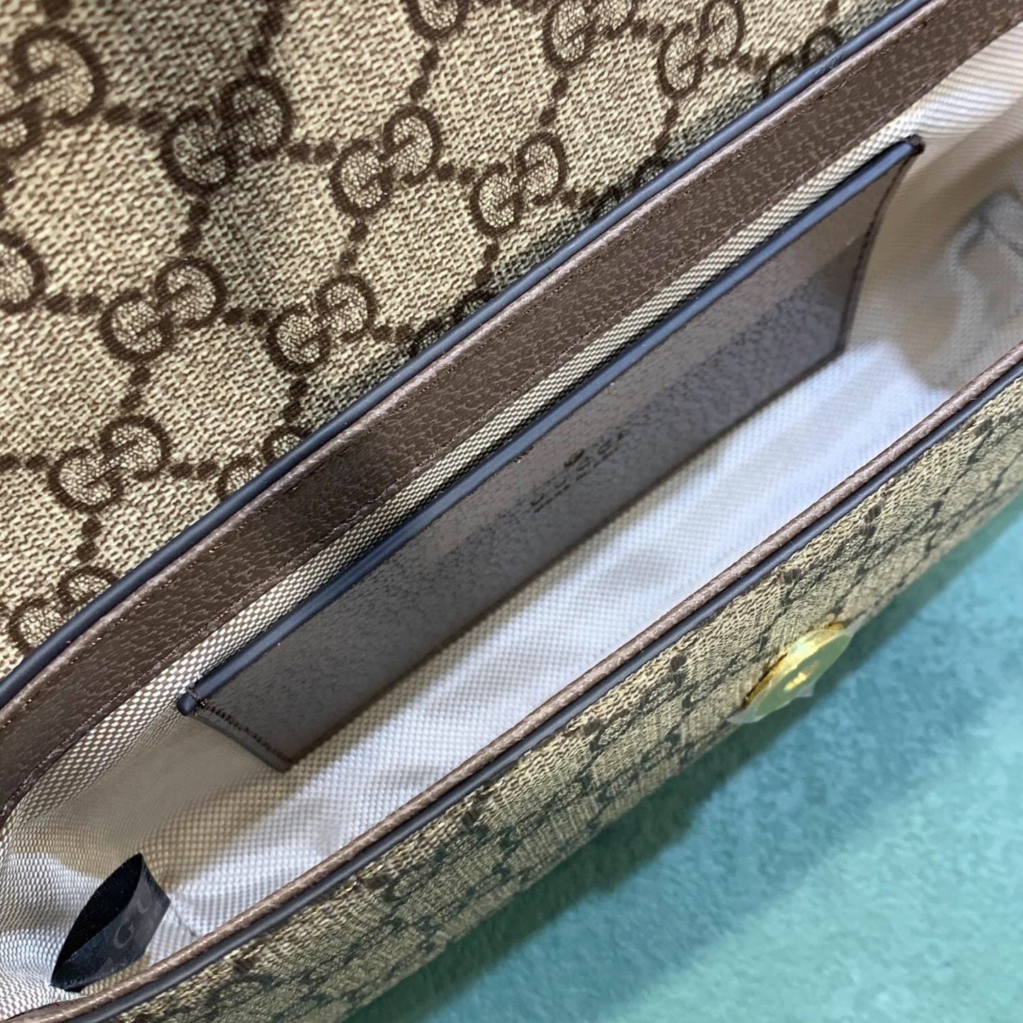 Bolsa GG Ophidia Mini Bege