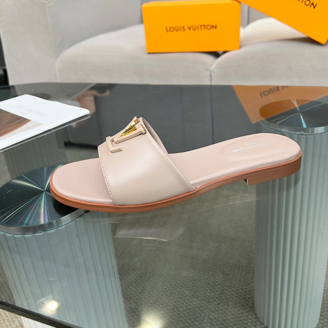 Rasteirinha LV Capri Flat Rosa