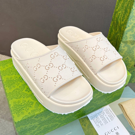 Chinelo Slide GG Rosa Canvas Detalhes